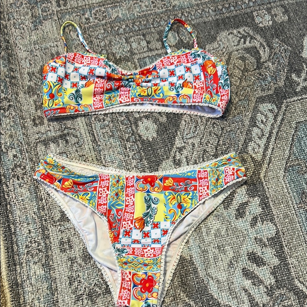 Shein Colorful Bikini Set